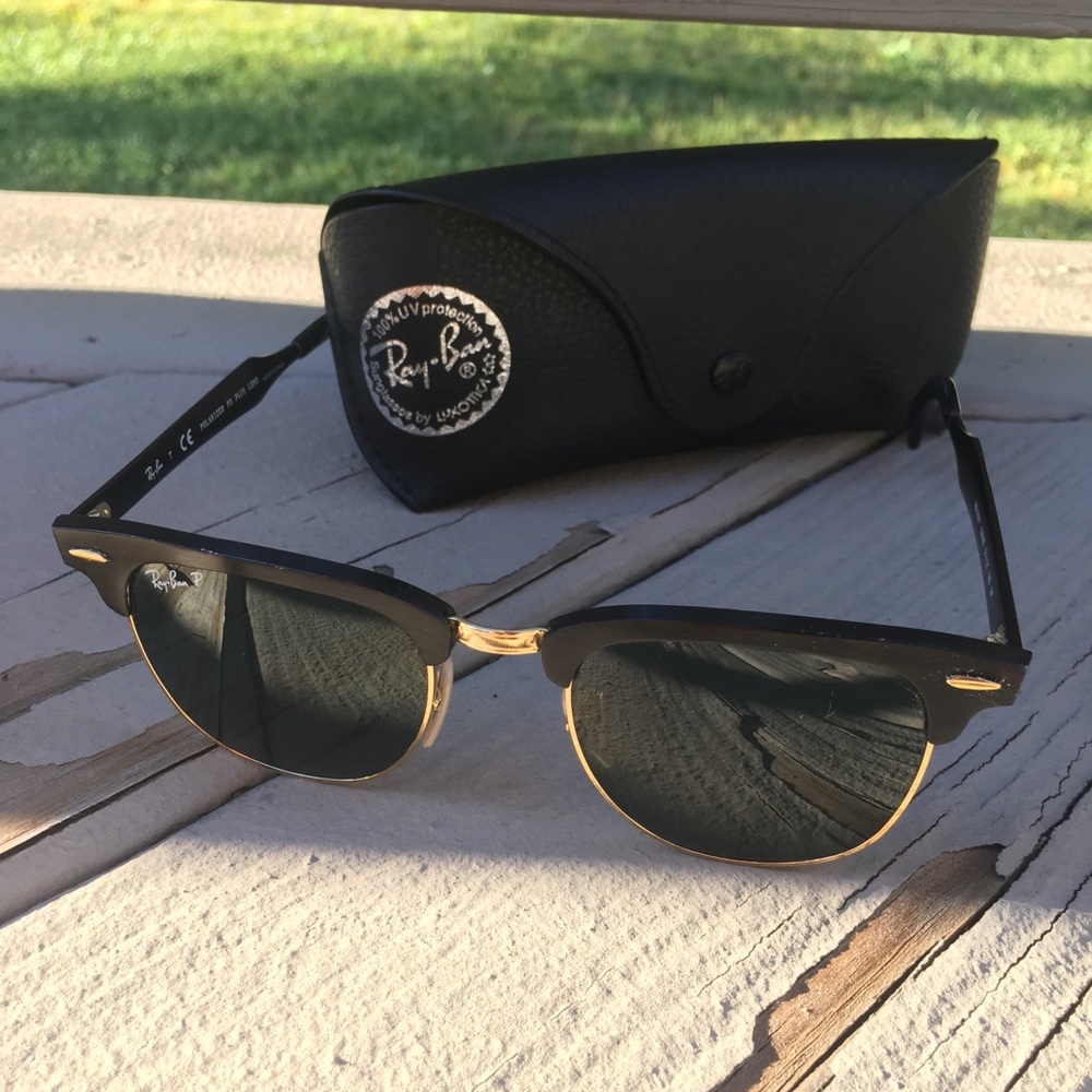 Rayban P Polarized Clubmasters 3507